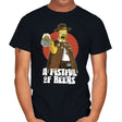 A Fistful of Beers - Mens T-Shirts RIPT Apparel Small / Black