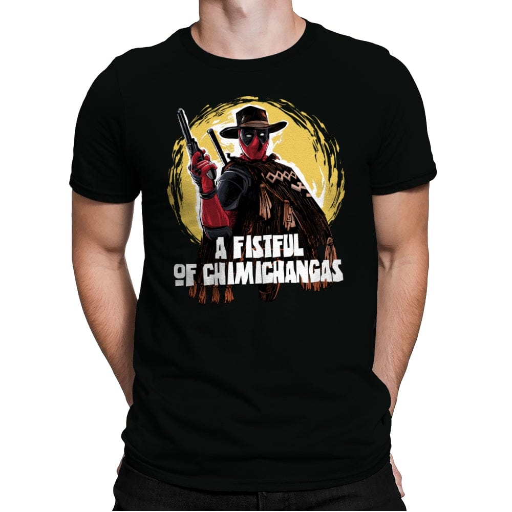 A Fistful of Chimichangas - Mens Premium T-Shirts RIPT Apparel Small / Black