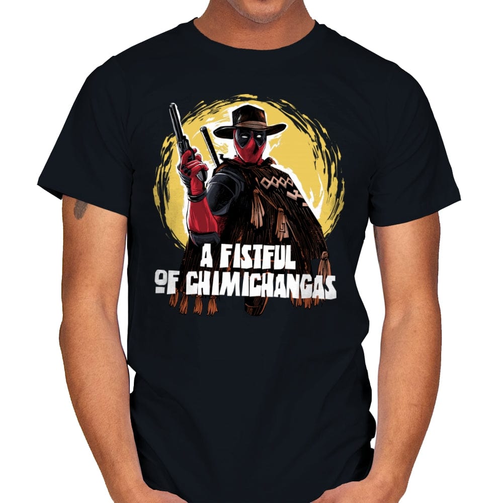 A Fistful of Chimichangas - Mens T-Shirts RIPT Apparel Small / Black