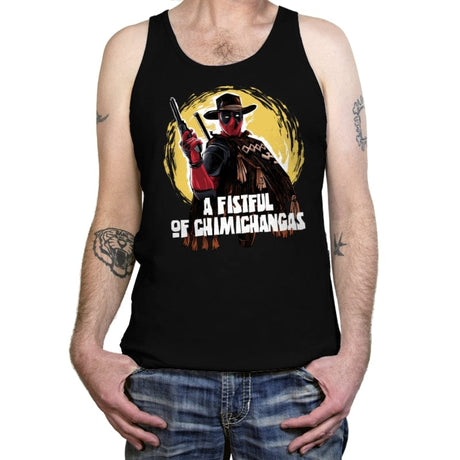 A Fistful of Chimichangas - Tanktop Tanktop RIPT Apparel X-Small / Black