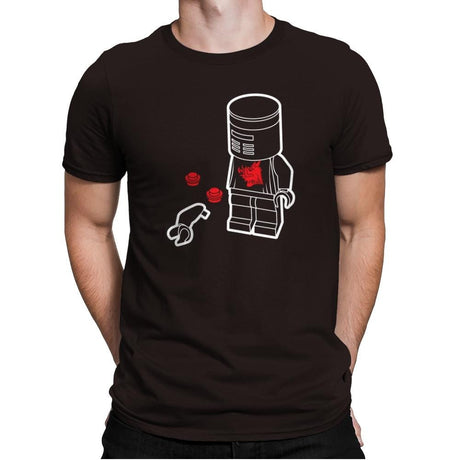 A Flesh Wound - Brick Tees - Mens Premium T-Shirts RIPT Apparel Small / Dark Chocolate