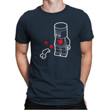 A Flesh Wound - Brick Tees - Mens Premium T-Shirts RIPT Apparel Small / Indigo