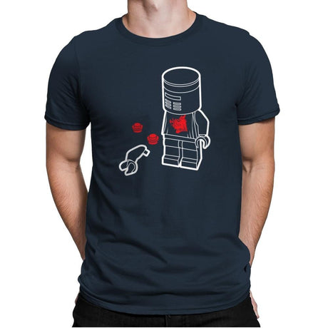 A Flesh Wound - Brick Tees - Mens Premium T-Shirts RIPT Apparel Small / Indigo