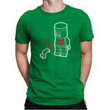 A Flesh Wound - Brick Tees - Mens Premium T-Shirts RIPT Apparel Small / Kelly Green