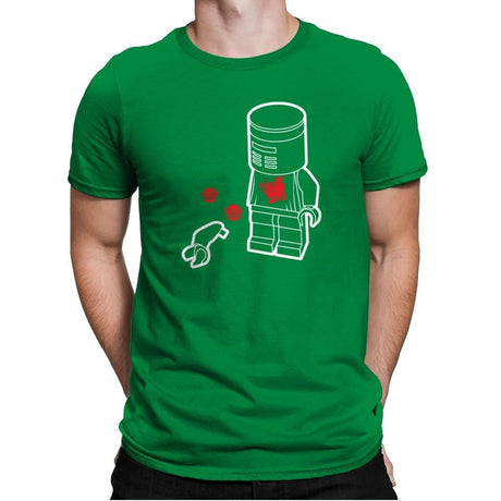A Flesh Wound - Brick Tees - Mens Premium T-Shirts RIPT Apparel Small / Kelly Green