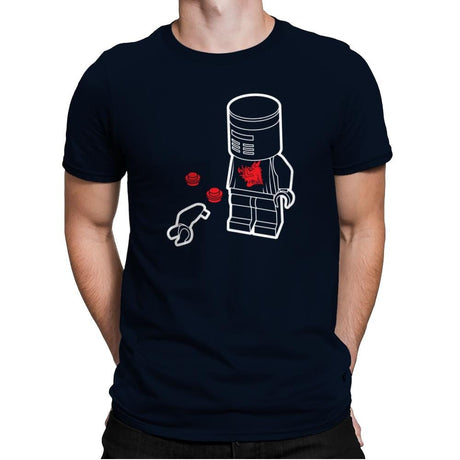 A Flesh Wound - Brick Tees - Mens Premium T-Shirts RIPT Apparel Small / Midnight Navy