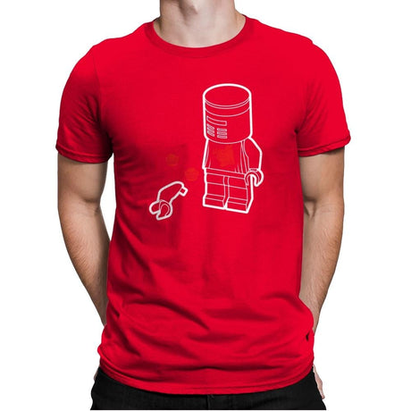 A Flesh Wound - Brick Tees - Mens Premium T-Shirts RIPT Apparel Small / Red