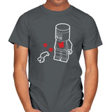 A Flesh Wound - Brick Tees - Mens T-Shirts RIPT Apparel Small / Charcoal