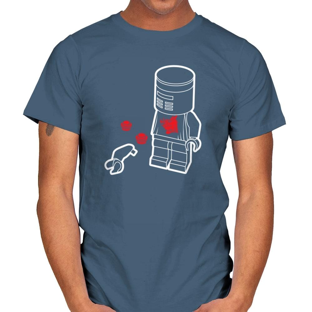 A Flesh Wound - Brick Tees - Mens T-Shirts RIPT Apparel Small / Indigo Blue