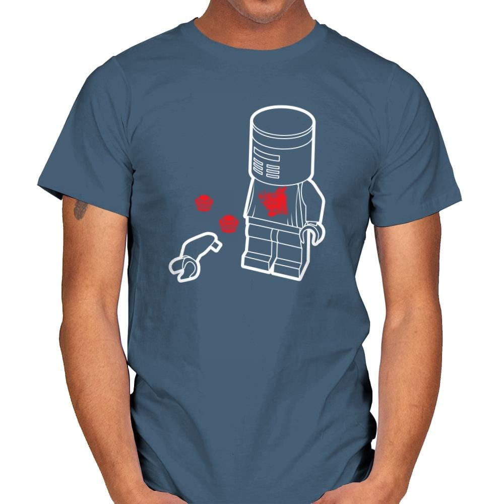 A Flesh Wound - Brick Tees - Mens T-Shirts RIPT Apparel Small / Indigo Blue