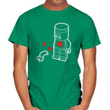 A Flesh Wound - Brick Tees - Mens T-Shirts RIPT Apparel Small / Kelly Green