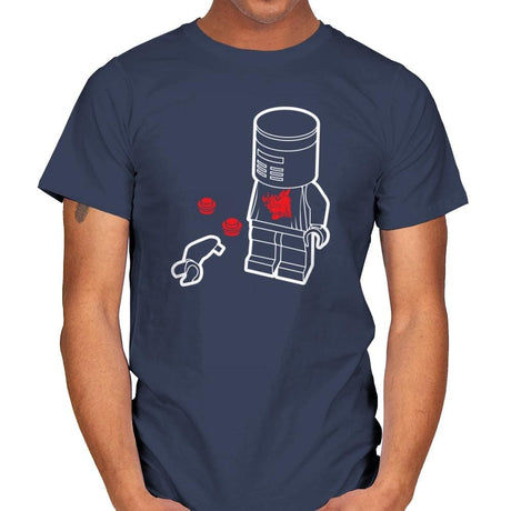 A Flesh Wound - Brick Tees - Mens T-Shirts RIPT Apparel Small / Navy