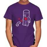 A Flesh Wound - Brick Tees - Mens T-Shirts RIPT Apparel Small / Purple