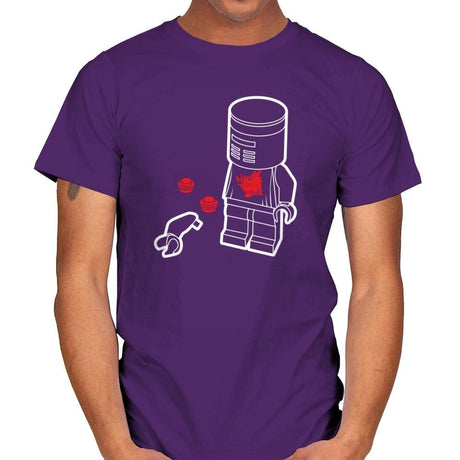 A Flesh Wound - Brick Tees - Mens T-Shirts RIPT Apparel Small / Purple