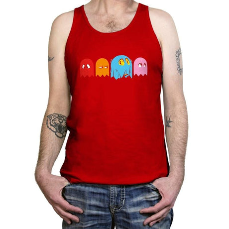 A Ghostly Disguise Exclusive - Tanktop Tanktop RIPT Apparel X-Small / Red