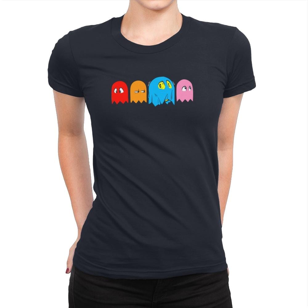 A Ghostly Disguise Exclusive - Womens Premium T-Shirts RIPT Apparel Small / Midnight Navy