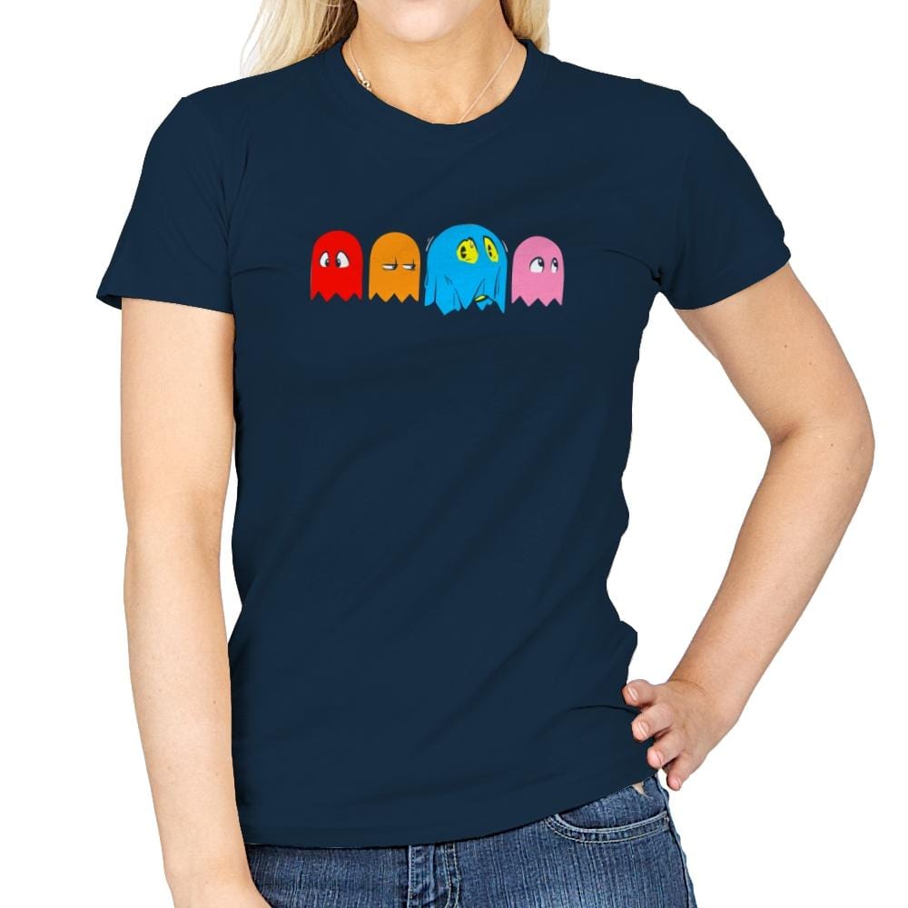 A Ghostly Disguise Exclusive - Womens T-Shirts RIPT Apparel Small / Navy