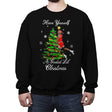 A Goated Xmas - Crew Neck Sweatshirt Crew Neck Sweatshirt RIPT Apparel Small / Black