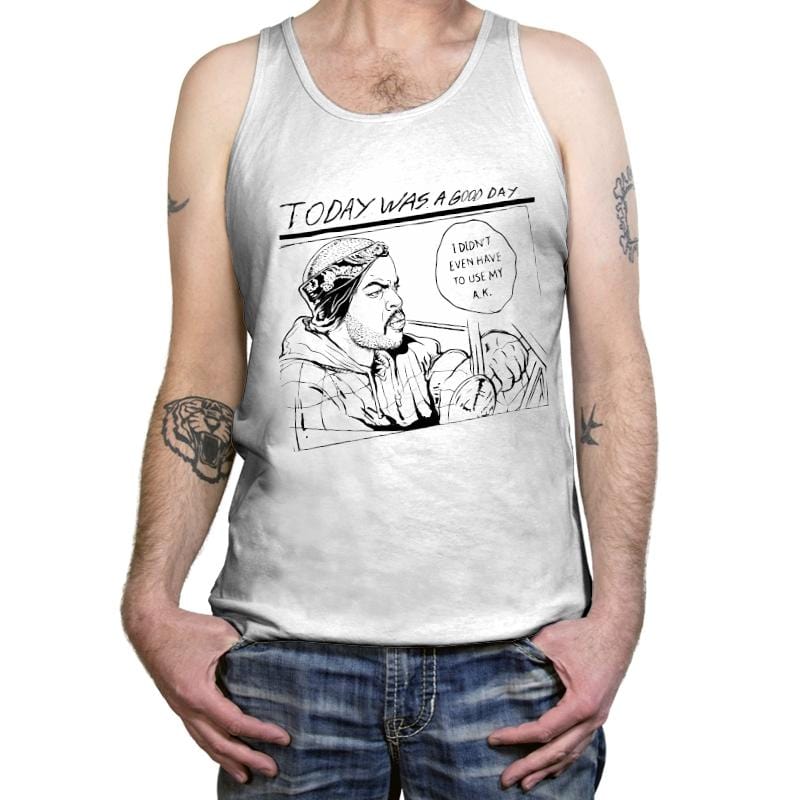 A GOOD DAY - Best Seller - Tanktop Tanktop RIPT Apparel X-Small / White