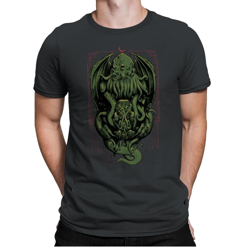 A Great Old One - Mens Premium T-Shirts RIPT Apparel Small / Heavy Metal