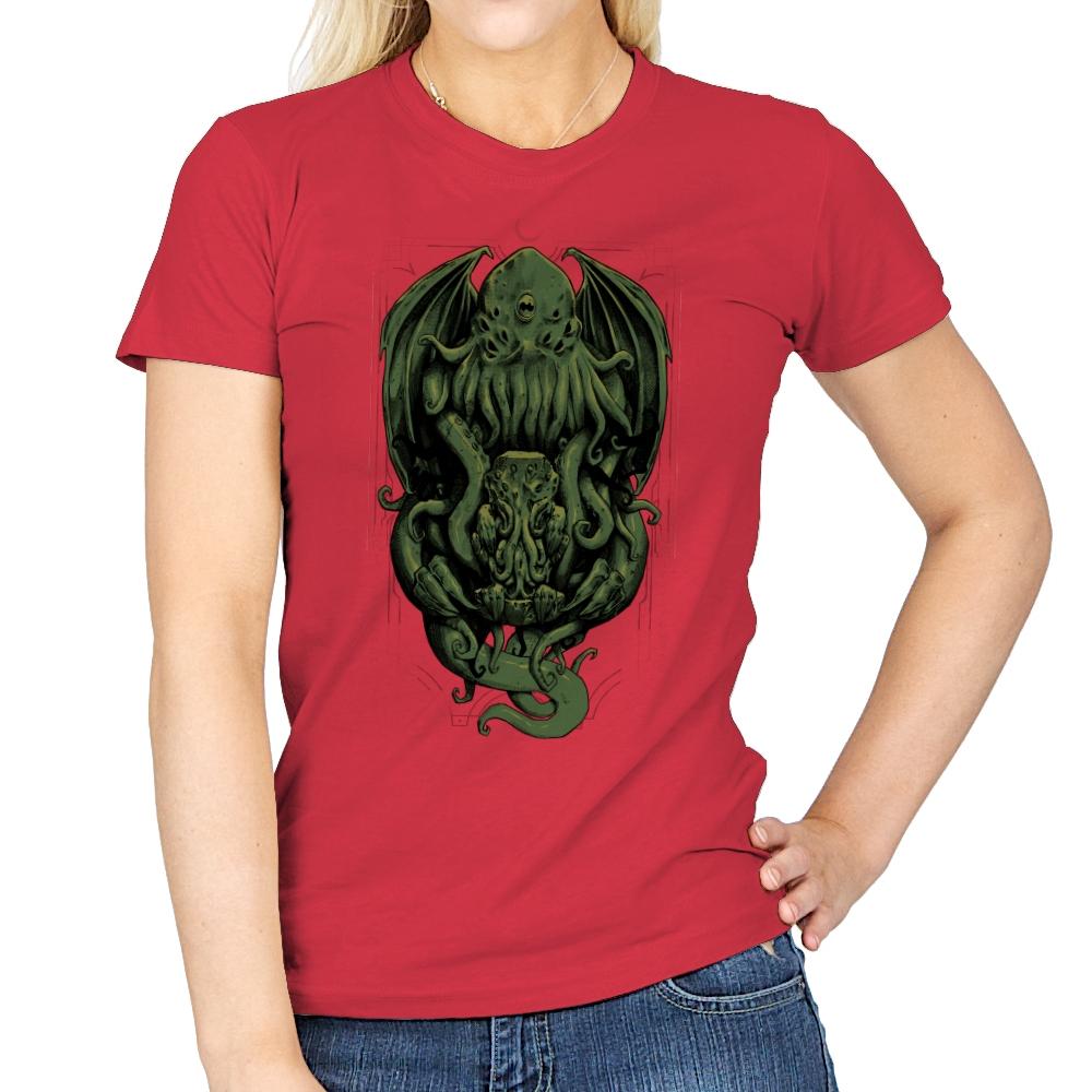 A Great Old One - Womens T-Shirts RIPT Apparel Small / Red