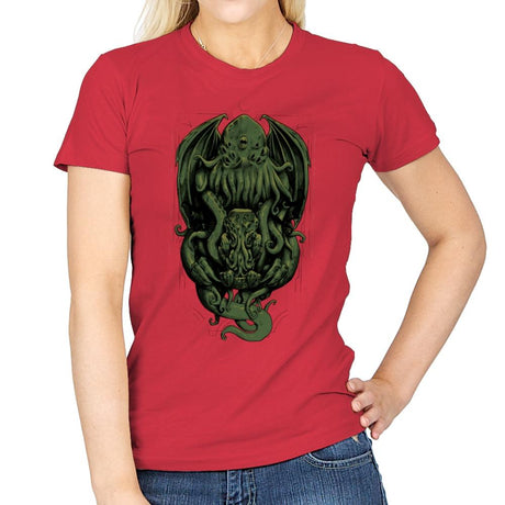 A Great Old One - Womens T-Shirts RIPT Apparel Small / Red