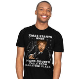 A Gruber Xmas - Mens T-Shirts RIPT Apparel Small / Black