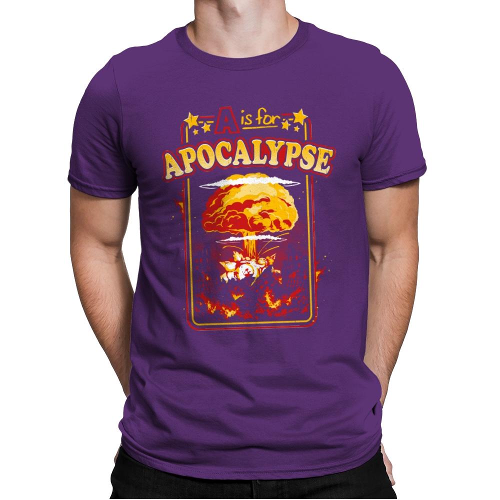 A is For - Mens Premium T-Shirts RIPT Apparel Small / Purple Rush