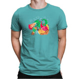 A Kaiju In Townsville Exclusive - Mens Premium T-Shirts RIPT Apparel Small / Tahiti Blue