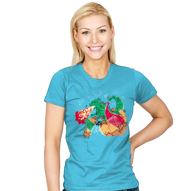 A Kaiju In Townsville Exclusive - Womens T-Shirts RIPT Apparel
