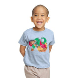 A Kaiju In Townsville Exclusive - Youth T-Shirts RIPT Apparel X-small / Light blue