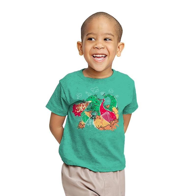 A Kaiju In Townsville Exclusive - Youth T-Shirts RIPT Apparel X-small / Mint
