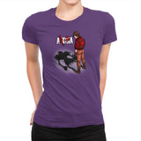 A-KIRA - Pop Impressionism - Womens Premium T-Shirts RIPT Apparel Small / Purple Rush