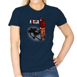 A-KIRA - Pop Impressionism - Womens T-Shirts RIPT Apparel Small / Navy