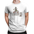 A little afraid of that ghost, but looking forward to the movie! - Mens Premium T-Shirts RIPT Apparel Small / White
