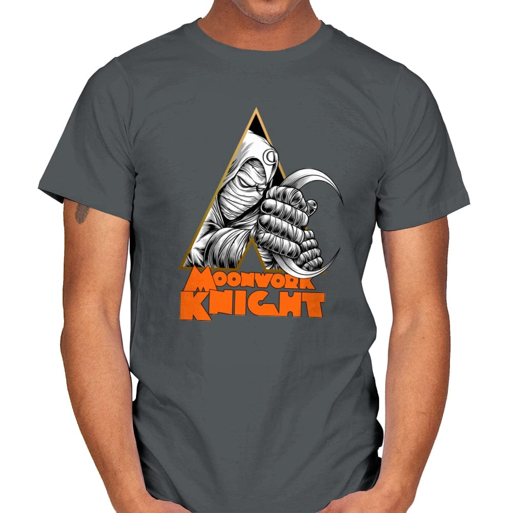 A Moonwork Knight - Mens T-Shirts RIPT Apparel Small / Charcoal