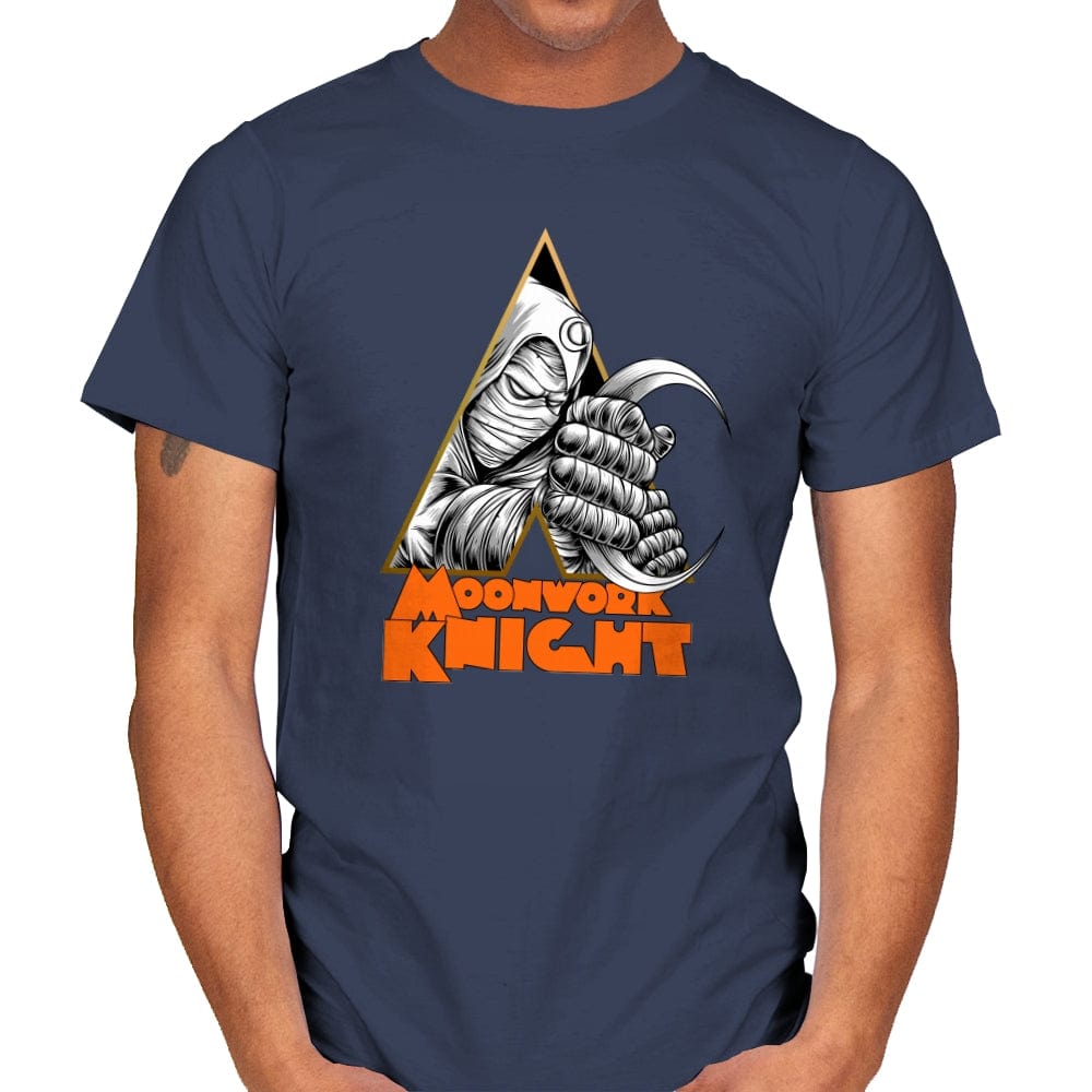 A Moonwork Knight - Mens T-Shirts RIPT Apparel Small / Navy