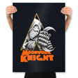 A Moonwork Knight - Prints Posters RIPT Apparel 18x24 / Black