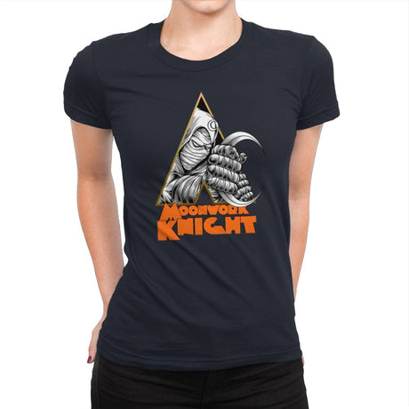 A Moonwork Knight - Womens Premium T-Shirts RIPT Apparel Small / Midnight Navy