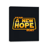 A New Year Hope - Canvas Wraps Canvas Wraps RIPT Apparel 11x14 / Black