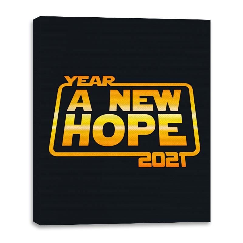 A New Year Hope - Canvas Wraps Canvas Wraps RIPT Apparel 16x20 / Black