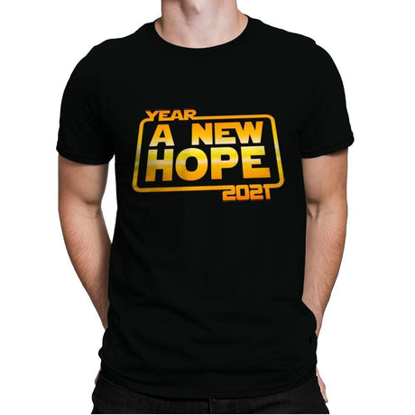 A New Year Hope - Mens Premium T-Shirts RIPT Apparel Small / Black