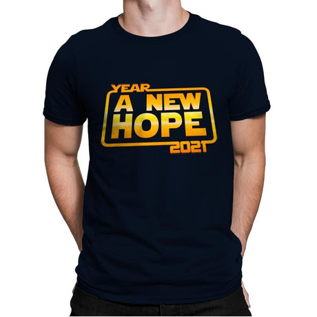 A New Year Hope - Mens Premium T-Shirts RIPT Apparel Small / Midnight Navy