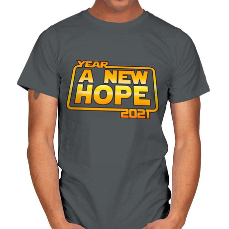 A New Year Hope - Mens T-Shirts RIPT Apparel Small / Charcoal