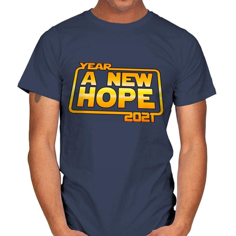A New Year Hope - Mens T-Shirts RIPT Apparel Small / Navy