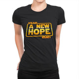 A New Year Hope - Womens Premium T-Shirts RIPT Apparel Small / Black