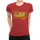 A New Year Hope - Womens Premium T-Shirts RIPT Apparel Small / Red