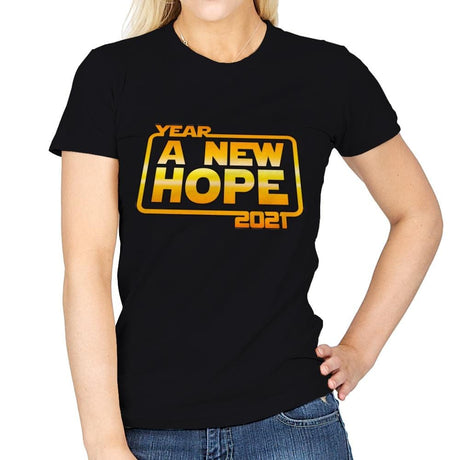 A New Year Hope - Womens T-Shirts RIPT Apparel Small / Black