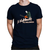 A Nightmare on Halloween - Anytime Design - Mens Premium T-Shirts RIPT Apparel Small / Midnight Navy