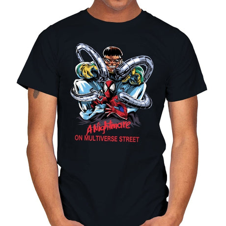 A Nightmare on Multiverse Street - Mens T-Shirts RIPT Apparel Small / Black
